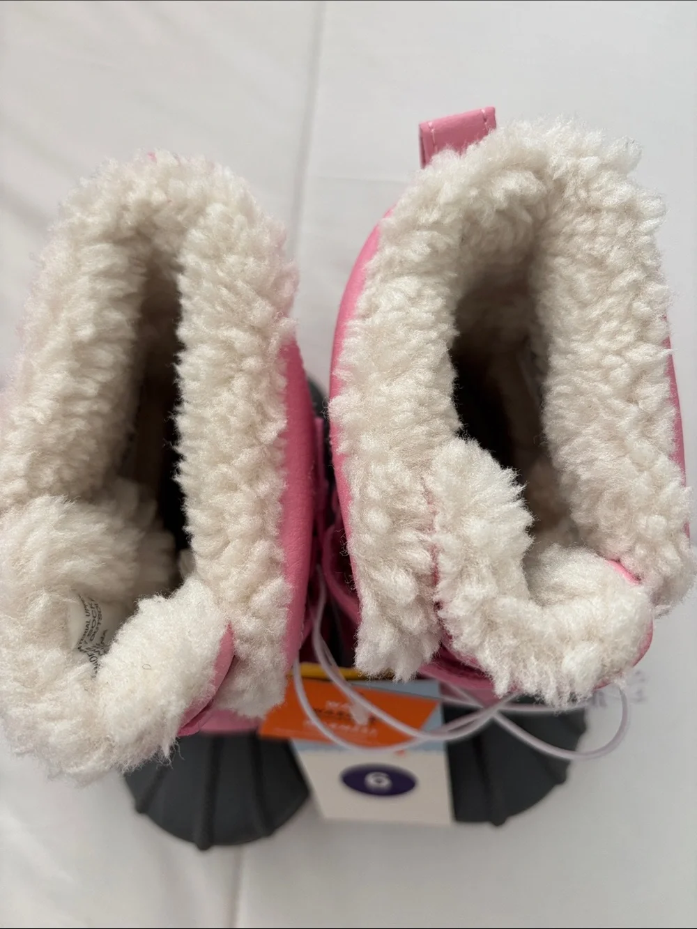Cat & Jack Pink and Black Cozy Winter Boot